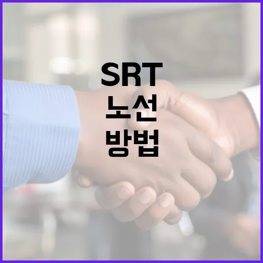 SRT 노선을 최대한 활용하는 방법 - 요약