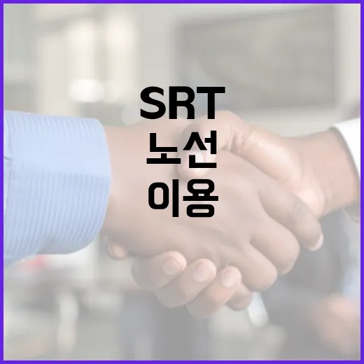 SRT 노선을 효율적으로 이용하는 방법 - 요약