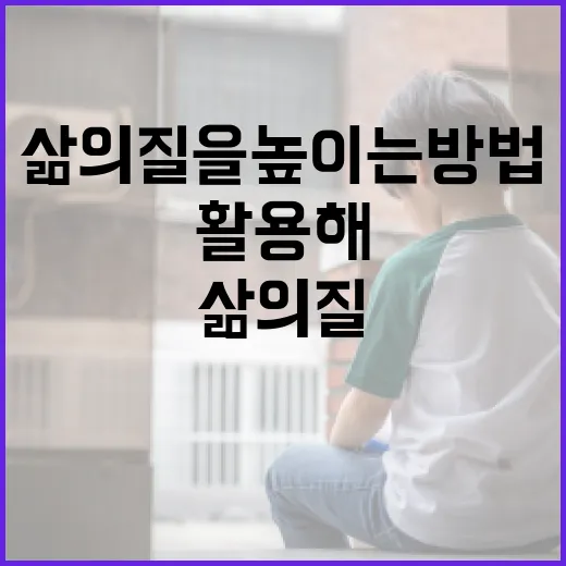최가온을 활용해 삶의 질을 높이는 방법 - 요약