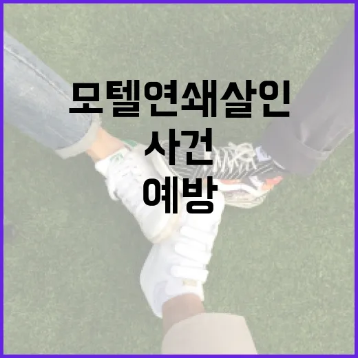 모텔 연쇄살인 인스타 사건을 이해하고 예방하는 방법 - 요약