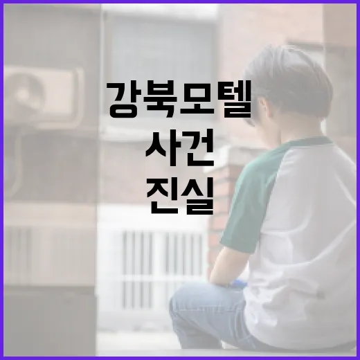 강북 모텔 사건의 진실을 밝히는 방법 - 요약