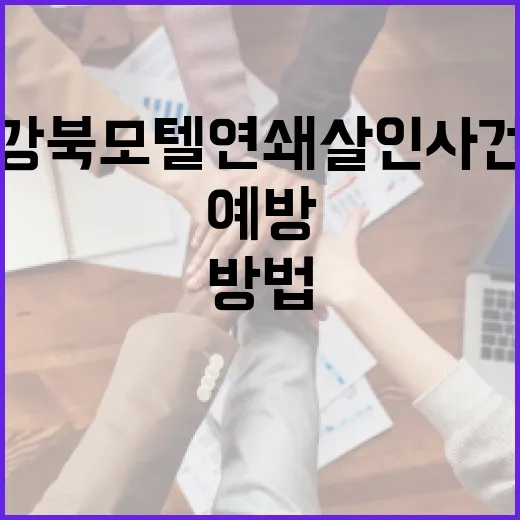 강북 모텔 연쇄 살인 사건을 이해하고 예방하는 방법 - 요약