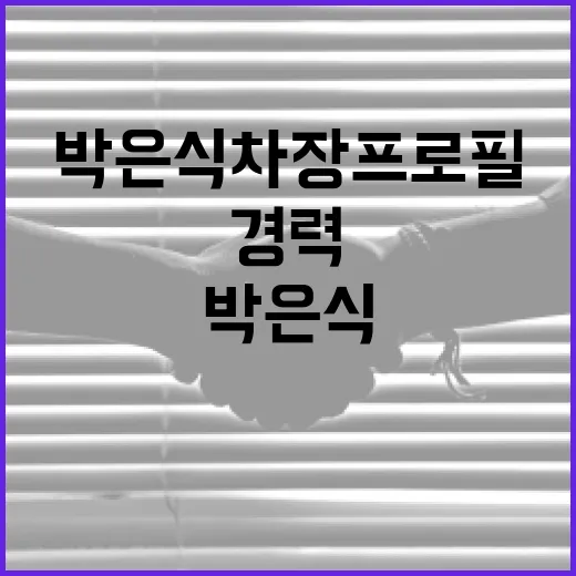 박은식 차장 프로필: 그의 경력을 알아보는 방법 - 요약