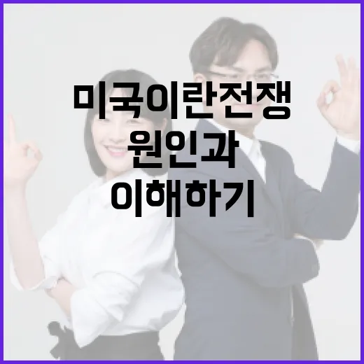 미국 이란 전쟁의 원인과 결과 이해하기 - 요약