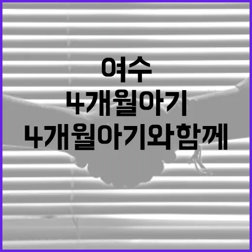 여수에서 4개월 아기와 함께 즐길 수 있는 방법 - 요약