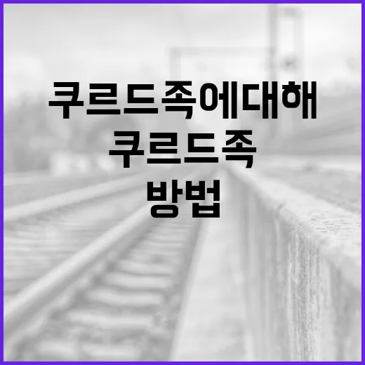 쿠르드족에 대해 알아보고 이해하는 방법 - 요약
