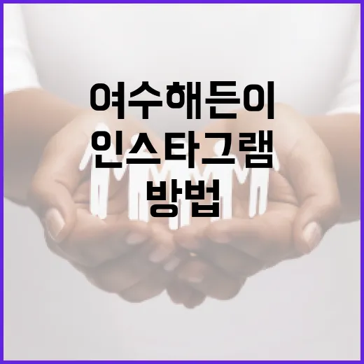 여수 해든이 인스타그램에서 인기 있는 방법 - 요약