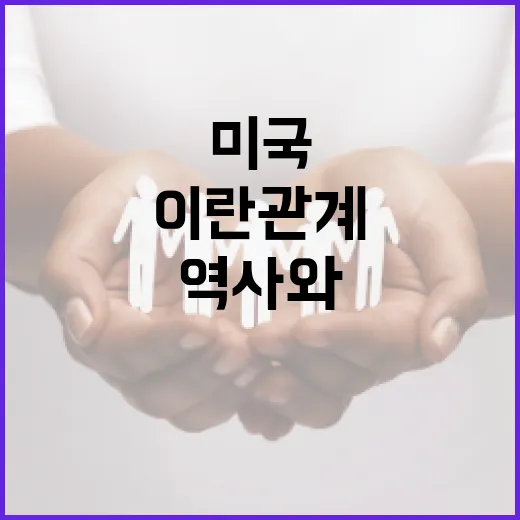 미국과 이란 관계 이해하기: 역사와 현재, 그리고 미래 전망 - 요약