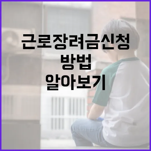 근로장려금 신청하는 방법과 혜택 알아보기 - 요약