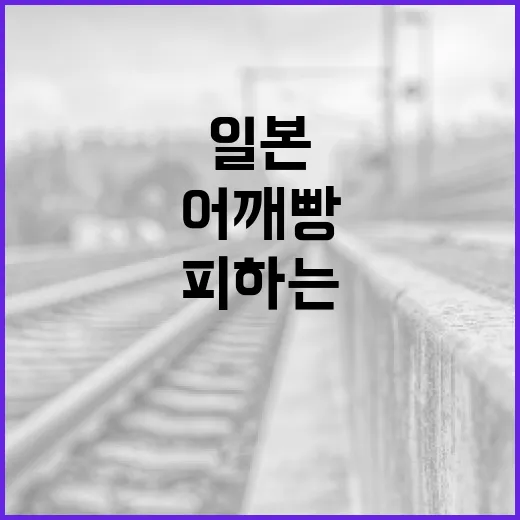 일본에서 어깨빵을 피하는 방법 - 요약