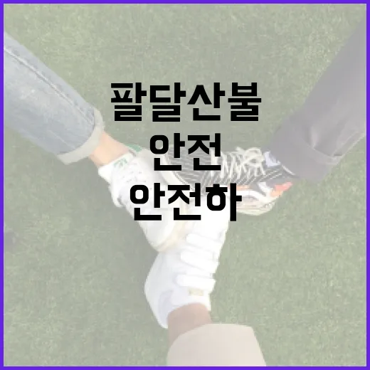 팔달산 불을 안전하게 즐기는 방법 - 요약