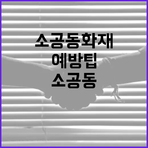 소공동 화재에 대처하는 방법과 예방 팁 - 요약