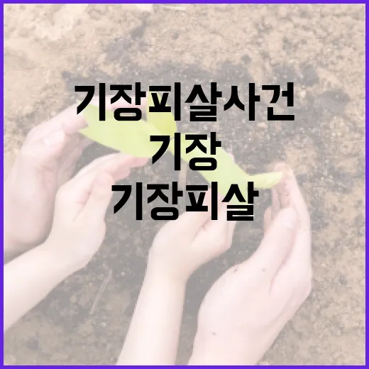 기장 피살 사건을 이해하는 방법 - 요약