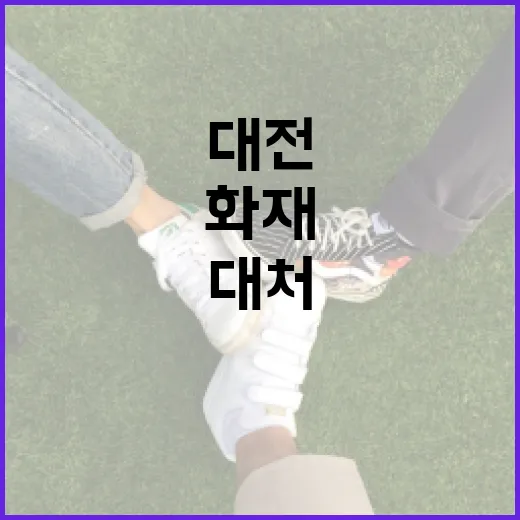 대전화재로부터 안전하게 대처하는 방법 - 요약