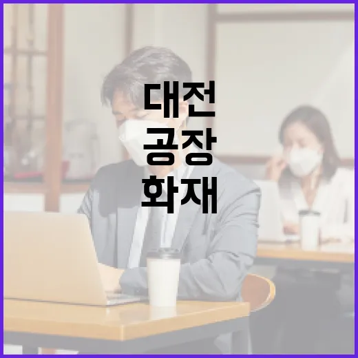 대전 공장 화재를 예방하는 방법 - 요약