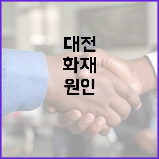 대전 화재의 주요 원인과 예방 방법 - 요약