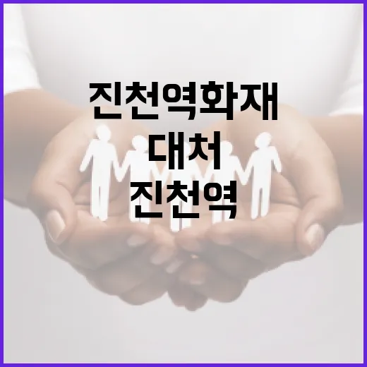 진천역 화재 시 대처하는 방법 - 요약