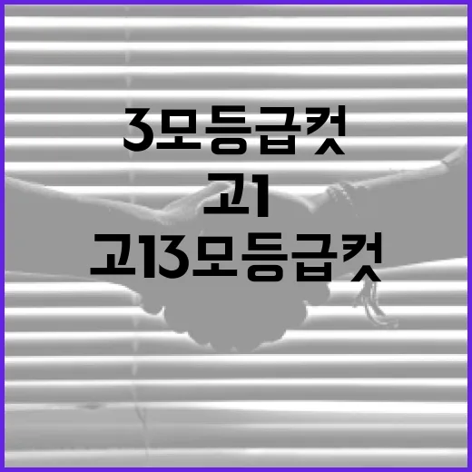 고1 3모 등급컷을 이해하고 준비하는 방법 - 요약