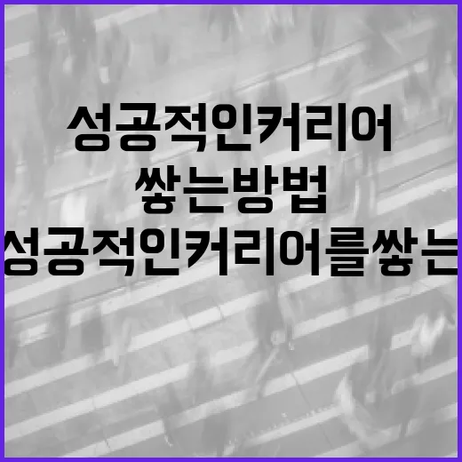 김소영을 통해 성공적인 커리어를 쌓는 방법 - 요약