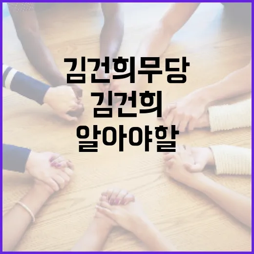 김건희 무당에 대해 알아야 할 모든 것 - 요약