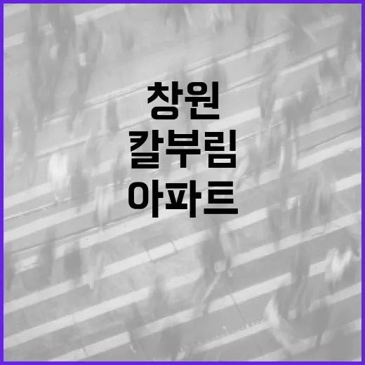 창원 아파트 칼부림 사건 이후 안전하게 생활하는 방법 - 요약