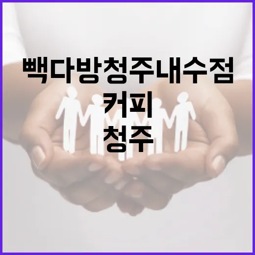 빽다방 청주 내수점에서 커피를 즐기는 방법 - 요약