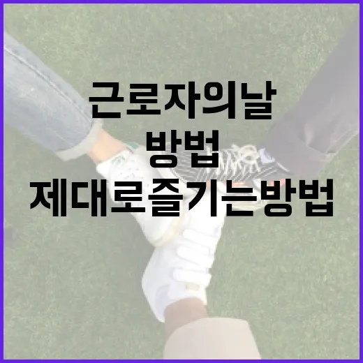 근로자의 날을 제대로 즐기는 방법 - 요약