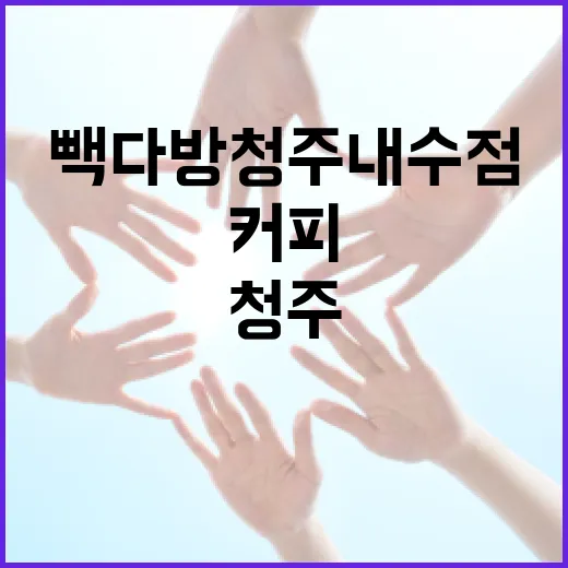 빽다방 청주내수점에서 커피를 즐기는 방법 - 요약