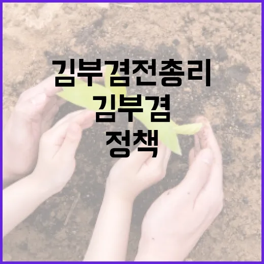 김부겸 전 총리의 리더십과 정책 이해하는 방법 - 요약