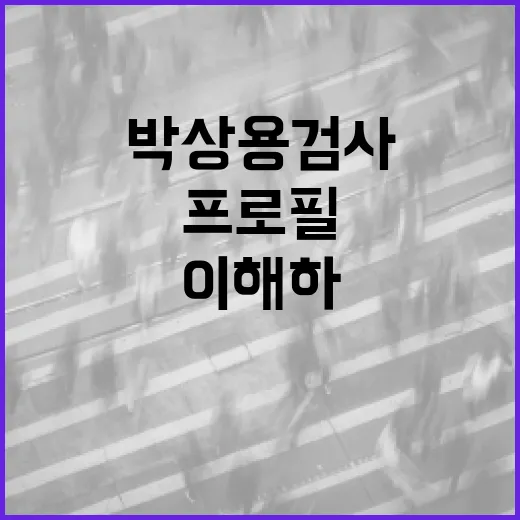 박상용 검사의 프로필을 완벽히 이해하는 방법 - 요약