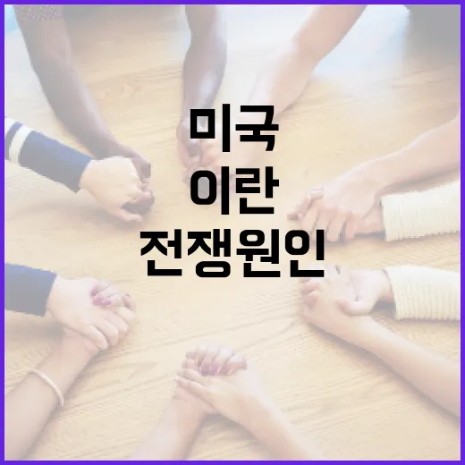 미국과 이란의 전쟁 원인 이해하기 - 요약