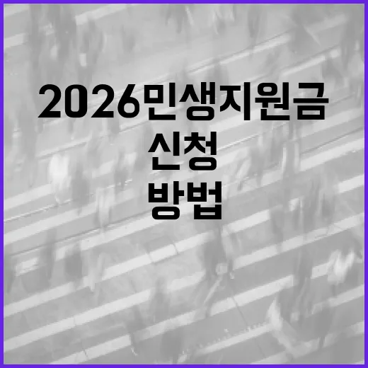 2026 민생지원금…