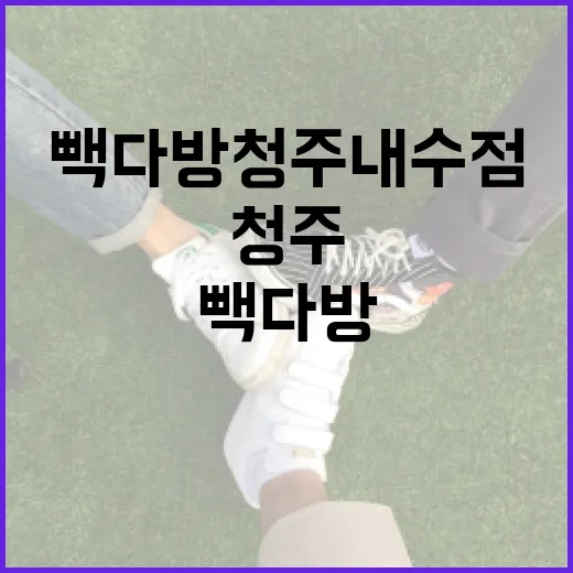 빽다방 청주내수점에서 즐길 수 있는 커피와 디저트 활용법 - 요약