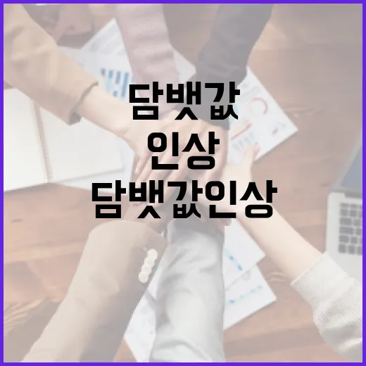 담뱃값 인상에 대처하는 방법 - 요약