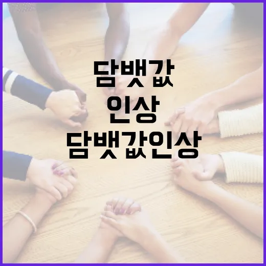 담뱃값 인상에 대처하는 방법 - 요약