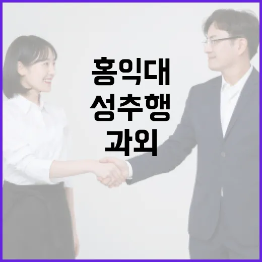홍익대 과외 성추행을 예방하고 대처하는 방법 - 요약