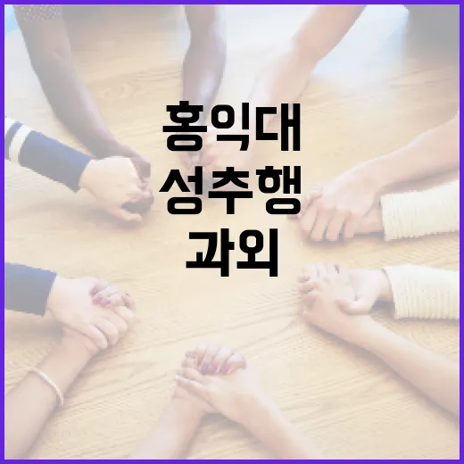 홍익대 과외 성추행 사건을 예방하는 방법 - 요약