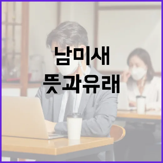 남미새의 뜻과 유래를 알아보는 방법 - 요약