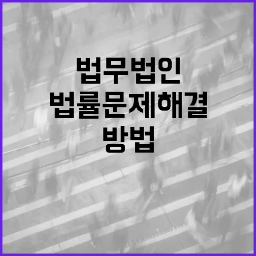 법무법인 다함을 통해 법률 문제 해결하는 방법 - 요약