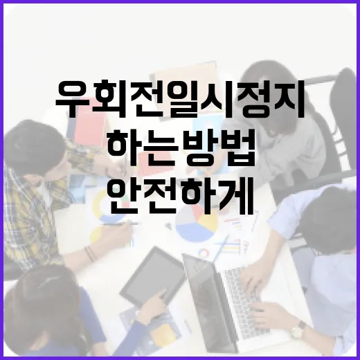 우회전 일시정지, 안전하게 하는 방법 - 요약
