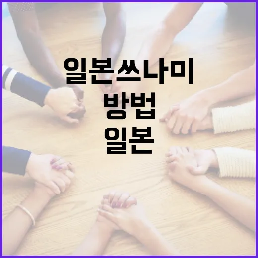 일본 쓰나미에 대비하는 방법 - 요약