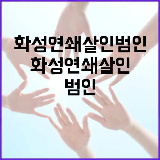 화성 연쇄살인범인을 알아보는 방법 - 요약