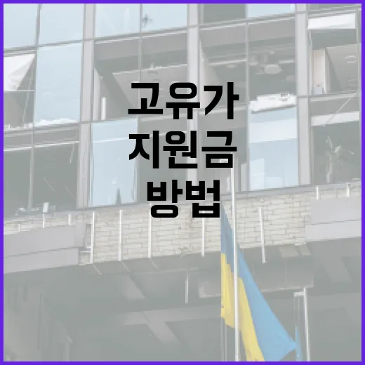 고유가지원금을 효율적으로 활용하는 방법 - 요약