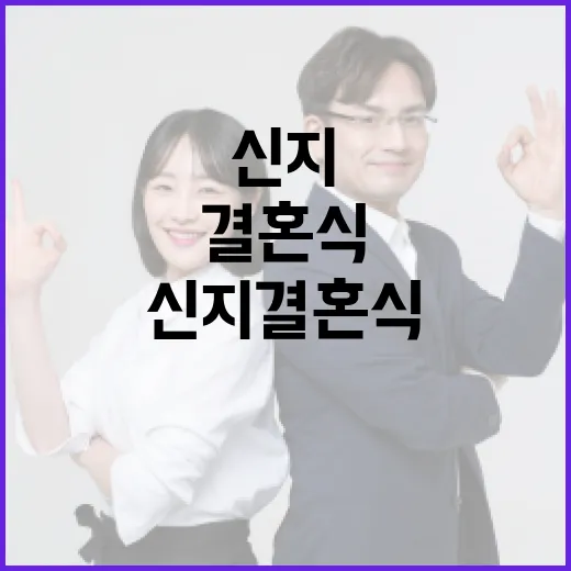 신지 결혼식을 완벽하게 준비하는 방법 - 요약