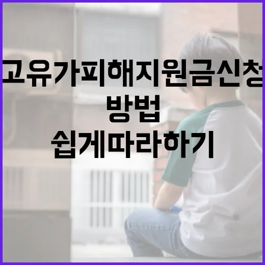 고유가 피해지원금 신청하는 방법: 누구나 쉽게 따라하기 - 요약