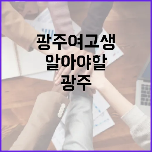 광주 여고생이 알아야 할 성공적인 학습 방법 - 요약
