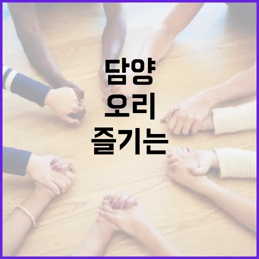 담양오리 맛있게 즐기는 방법 - 요약