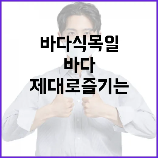 바다식목일을 제대로 즐기는 방법 - 요약
