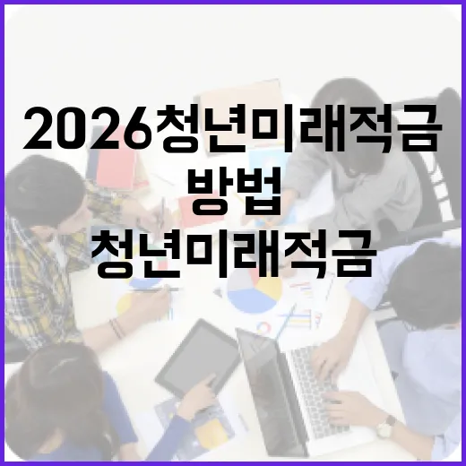 2026 청년미래적금으로 미래를 준비하는 방법 - 요약