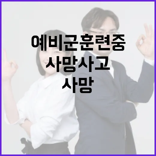 예비군 훈련 중 사망 사고를 예방하는 방법 - 요약